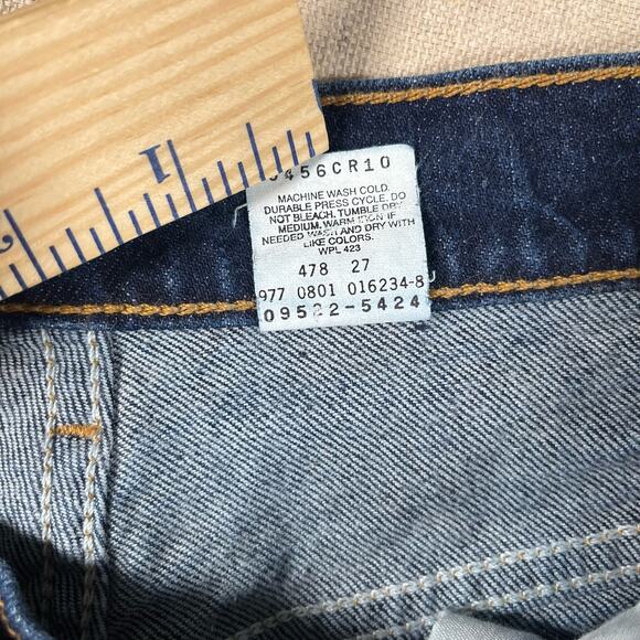 Vintage Levi's 550 Blue Jeans Medium Wash Denim 18W Short - Picture 4 of 7